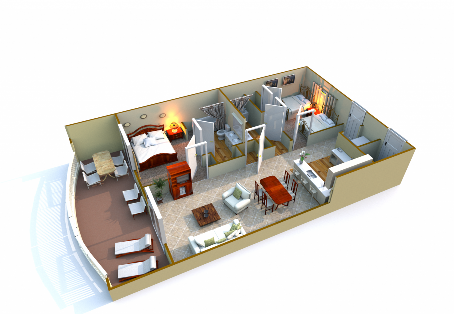 Condo 1304 floor plan