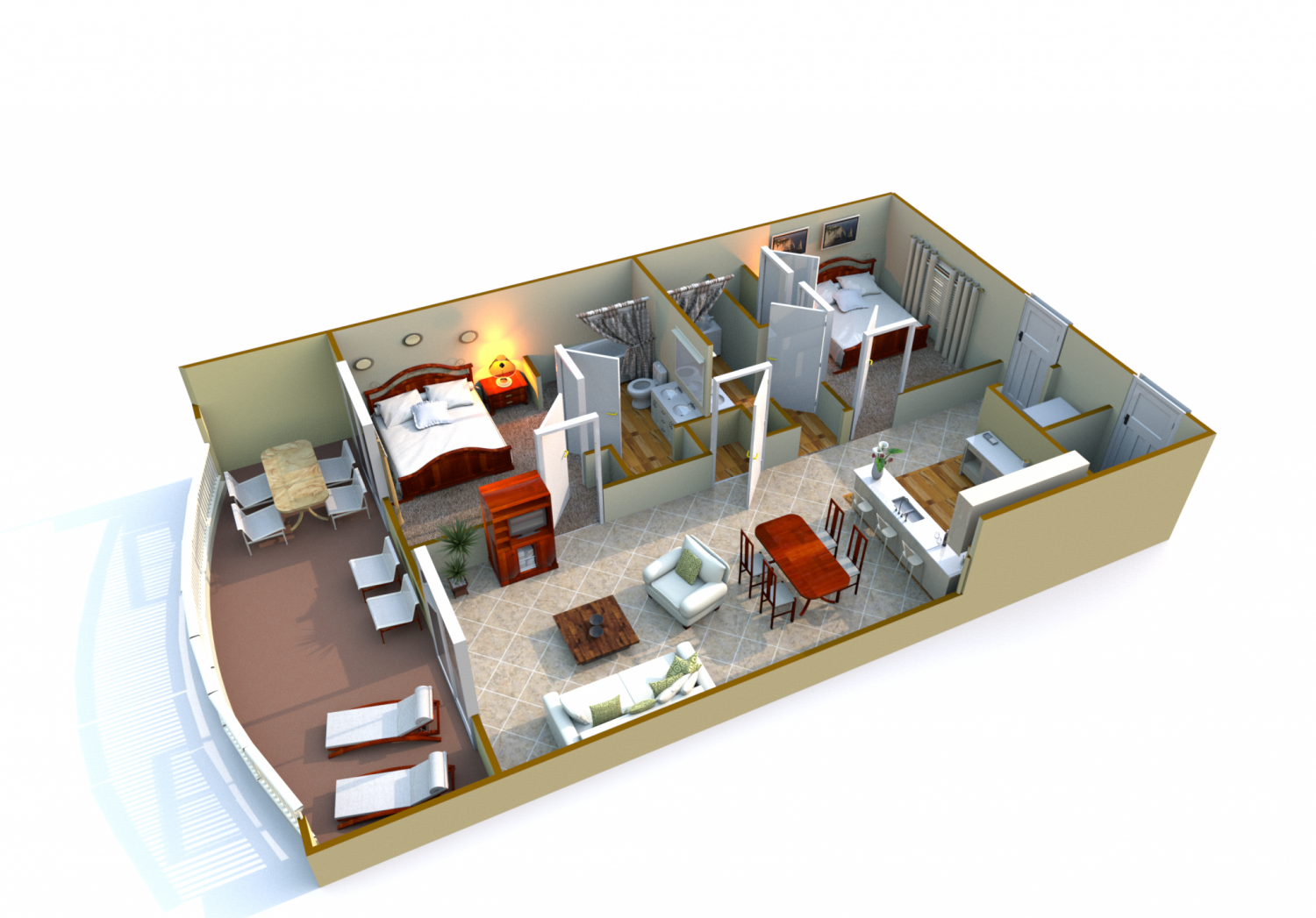 Condo 1602 floor plan