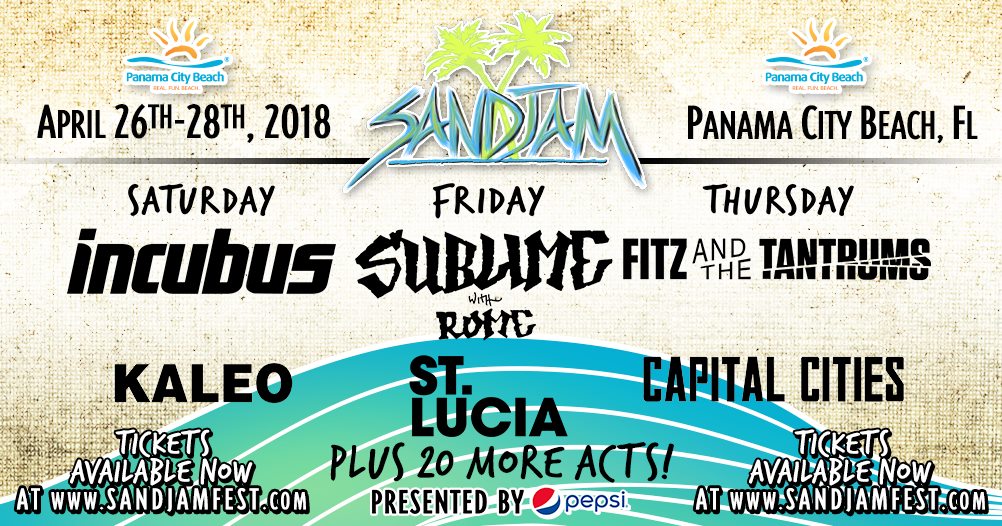 Panama City Beach Florida SandJam Fest