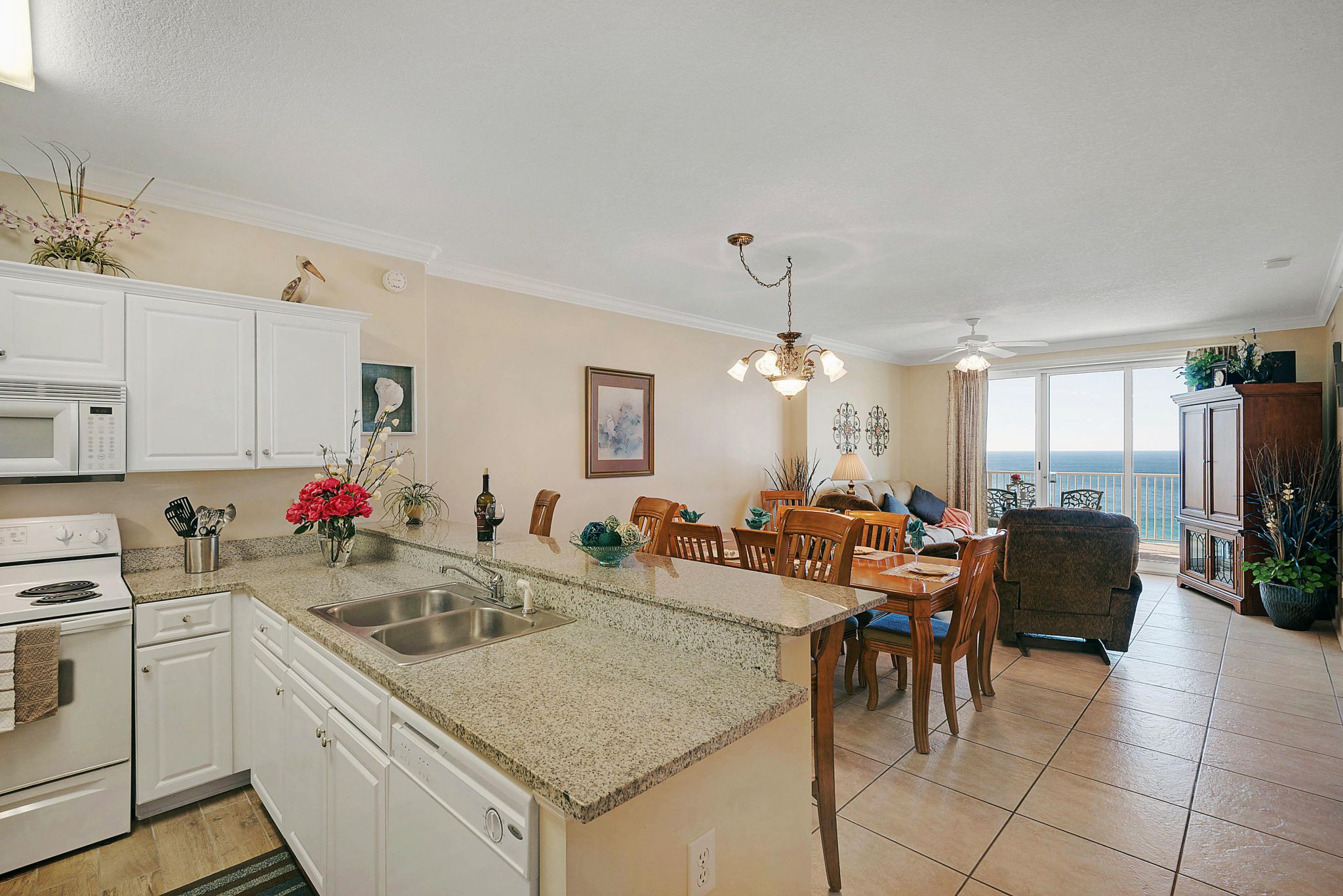 Ocean Villa Condo 1304 interior